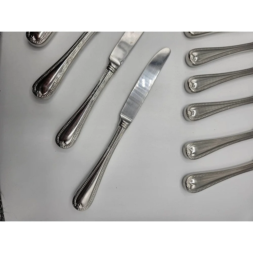 Vintage Jewel by Lenox‎ Set of 12 Butter Knives  Stainless Glossy Silver